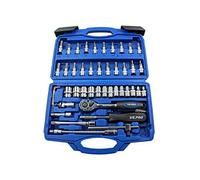 US PRO 46pc 1/4'' Metric Socket Set 4-14mm Hex Torx Screwdriver Bits B1387