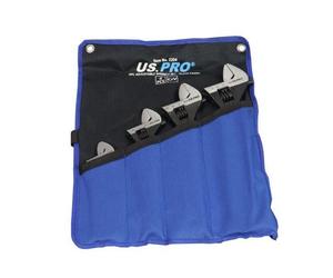 US PRO 4pc Adjustable Wrench Set - 20, 25, 31 & 36mm