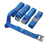 US PRO 4pc Cam Buckle Tie Down Straps Lorry Lashing Roof Rack Trailers 9148