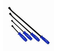 Us Pro 4Pc Go-Thru Wrecking Pry Bar Set Lever Crow Bars 200mm - 600mm 6767