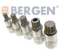 US Pro 5 Piece 1/2 inch Drive Triple Square Socket Bit Set B2076