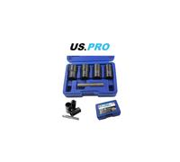 US PRO 5PC 1/2" DR Impact Twist Socket Set - Remove Rounded Nuts, Bolts & Studs