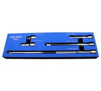 US PRO 5pc 1/2'' Drive Wobble Bar Extension Set 50-450mm