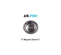 US PRO 6" Heavy Duty Magnetic Parts Bowl, Rubber Non Scratch Base X 1