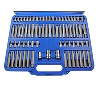 US PRO 75PC Hex, Spline, Torx & Tamper Proof Torx Bit Set 2068
