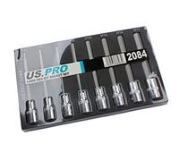 US Pro 8 piece 1/2 inch Long 140mm Hex Allen Key Set B2084