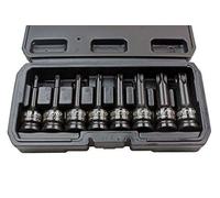 US Pro 8pc 1/2 Impact Torx TRX-Star Socket Bit Set T30-T80 Cr-Mo 80mm Long B3315