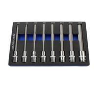 Us Pro 8Pc 1/2Dr 140mm Long Hex Bits Sockets Key Set Allen 5 - 17mm 2084