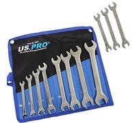 US PRO Tools 8pc Double Open End Spanner Wrench Set Spanners 6 - 22mm 3927