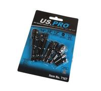 Us Pro 8Pc Impact Driver Socket Adaptors 1/4" 3/8" 1/2" - 1/4" Hex Dr 7167