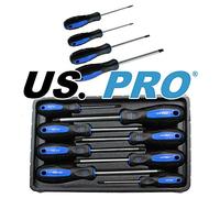 US PRO 8pc Tamper Proof Torx Screwdriver Set 1608 - Blue