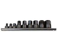 US Pro 9pc 1/4''-3/4'' Stubby Impact SAE Hex Bit Socket Set AF Allen B3379