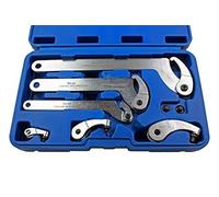 US PRO Adjustable Hook And Pin Wrench / Spanner / C Spanner 35 - 120mm 6pcs 6811