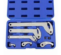 Us Pro Adjustable Hook And Pin Wrench / Spanner / C Spanner 35 - 120mm 6Pcs 6811