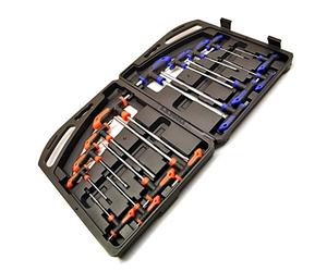 US PRO b1587 16pc T Handle Ball END HEX & TORX Key Set