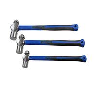 US PRO B1665 3pc Ball Pein Hammers Set 8 16 32oz TPR Handle