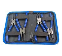 US PRO B2059 4pc 6" Circlip, Snap Ring Pliers, Internal External 150mm, Blue