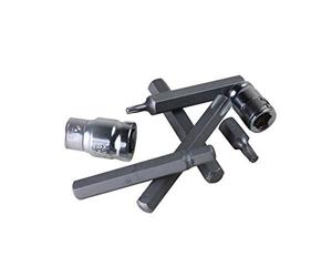 US Pro Bergen 40pc HEX, Spline and TORX Star-TRX BIT Set 3/8'' and 1/2''