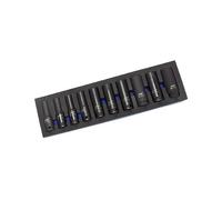 US Pro Deep Impact Socket Set, 1/2-inch Drive, 10 Pieces, 10-24mm, Chrome Molybdenum Steel