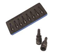 US PRO INDUSTRIAL 1/4" Drive Impact Star Torx Bit Socket Set 8pc T6 - T30 7519