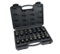 Us Pro Industrial 15Pc 1/2" Dr Swivel Impact Shallow Sockets 10 - 24mm 7565