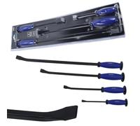 US Pro Industrial 4pc Pry Bar Set with Protective Handle Guard Jemmy Crow Bars