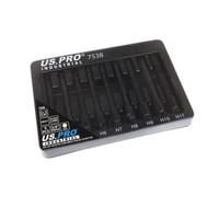 Us Pro Industrial 9Pc 3/8" Dr Extra Long Impact Hex Bit Socket Set H3 - H11 7538