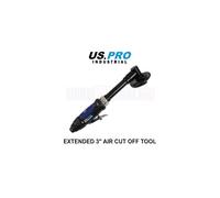 US PRO Industrial Extended Air Cut Off Tool Long Reach Shaft 3" Disc 8604