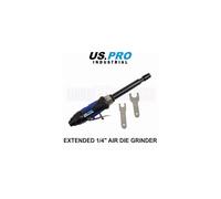 US PRO Industrial Extended Air Die Grinder Long Reach Shaft 1/4" Collet 8603