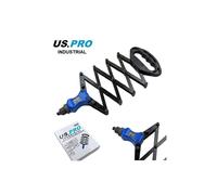 US PRO INDUSTRIAL Heavy Duty Lazy Tong Folding Riveter for Pop Rivets 5455