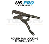 US PRO INDUSTRIAL Round Jaw Locking Pliers - 4 Inch 5918