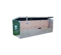 US PRO JOB SITE BOX SAFE TACK CHEST TOOL BOX VAN TRUCK SECURITY GALVANIZED