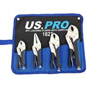 US PRO Locking Pliers 4pc Mole Grips Adjustable Wrench Vice Grips Pliers 1827