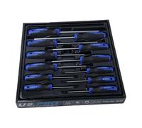US PRO Magnetic TORX Screwdriver Set 12pc Star Tork Tool Set T6 - T45 Torx Drive