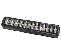 US Pro Professional 13 Piece 1/4 Drive Single Hex Socket Set 4-14mm B2077