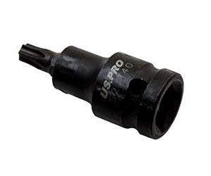 US Pro T40 1/2” Dr Short Impact Torx/Star Male Socketx 53mm Industrial