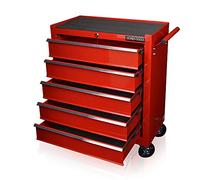 US PRO TOOL CHEST 5 DRAWER ROLL CAB RED
