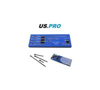 US PRO Tools 1/4" Drive Wobble Extension Bar Set 6pc in Foam Tray 4189