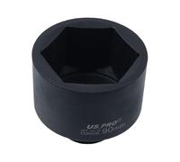 US PRO Tools 1" dr 90mm Impact Hub Nut Socket 6 Point 100mm Long Scania HGV 7626