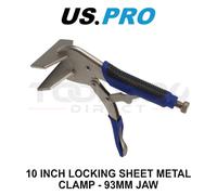 US PRO Tools 10 Inch Locking Sheet Metal Clamp - 93MM Jaw 5935