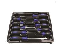 Us Pro Tools 10 Piece Screwdriver Set Phillips & Slotted With Magnetic Tip 1621