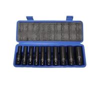 US PRO Tools 10PC 1/2" DR 12PT Deep Impact Metric Sockets 10-24mm 7540