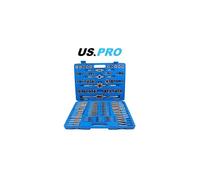 US PRO Tools 110 Piece UNF, NS, UNC, (SAE) & Metric Tap And Die Set 2654