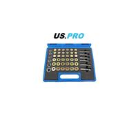 US PRO Tools 114PC Oil Drain Sump Plug / Gearbox Thread Repair Tool Kit - 3008