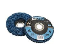 US PRO Tools 115MM Blue Clean & Strip Discs 22.2MM Bore - Pack of 5 8261