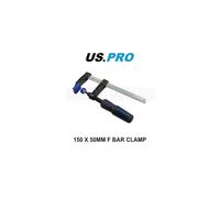 US PRO Tools 150 X 50mm F Clamp Sliding Bar Profile Clamp Quick Slide 2689