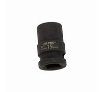 US PRO Tools 15mm Impact Socket 1/2" Drive 6 Point Single Hex 3817