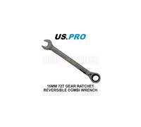 US PRO Tools 16mm Reversible Ratchet Spanner Wrench 72 Teeth Open & Ring End Wrench 3673