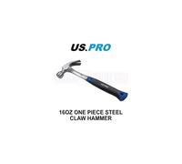 US PRO 16OZ One Piece Steel Claw Hammer