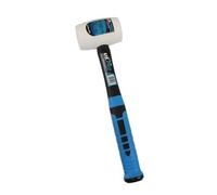 US PRO 16OZ White Non Marking Rubber Mallet Fibreglass Handle